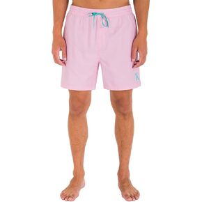 Hurley One & Only Cross-Dye 17" Volley Pink SM (30-31" Waist)