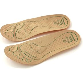 Soft Acupressure Foot Massager Insoles for Men and Women Acupoint Stimulation Relieve Stress Relieve Foot Pain (7.5 M US Men/9.5 M US Women, Yellow 41)