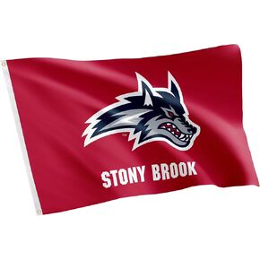 Desert Cactus Stony Brook University Flag Seawolves Seawolf Flag Banners 100% Polyester Indoor Outdoor 3x5 feet Flags (Style 1)