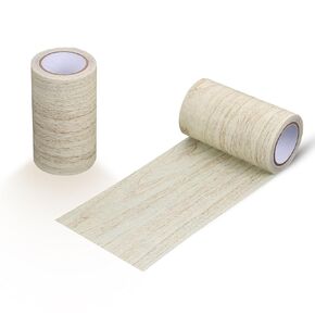 Wood Grain Repair Tape, 2.24" X15' Light Grey Wood Floor Tape Self Adhesive Wood Grain Repair Patch for Tables Chairs Doors & Floors, All Kinds of Furniture Renovation