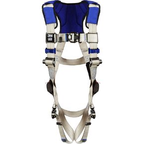 DBI-Sala ExoFit X100 Comfort Vest Safety Harness Fall Protection, OSHA, ANSI, General Purpose, 1 D-Ring Connection, Quick Connect Leg and Chest Buckles, Zinc Plated Steel, 1401021, Medium