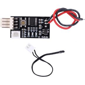 VHM-802 تيار مستمر 12 فولت وحدة التحكم في السرعة PWM 4-سلك متحكم في درجة الحرارة مع كابل موصل لمروحة الكمبيوتر in Kuwait