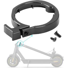 Front Round Locking Ring, ABS Folding Guard Ring, Electric Scooter Limit Ring for Ninebot Max G30 Parts| Wear-Resistant Circle Clasped Guard Ring Buckle| Easy Installation Clip Ring