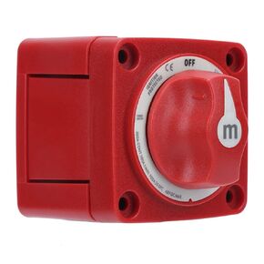 KIMISS Battery Switch ON/Off AFD, Yacht Battery Switch Single Circuit 6006 M‑Series Hard‑Wearing for Marine Boat DC 12‑48V blue sea switch
