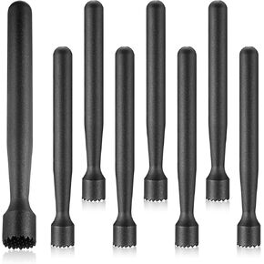 8 Pieces Muddler for Cocktails Plastic Muddler Drink Muddler 8 Inch Bar Muddler Tool Set Mojito Fruit Muddler for Home Ice Crusher Bartender Bars Accessories