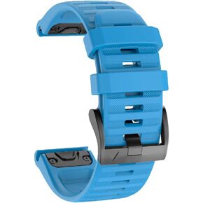 ISABAKE Band for Garmin Fenix 6 Pro Fenix 5 Plus, Quick Fit 22mm Replacement Bands,Compatible with Fenix 6 Fenix 5 Forerunner 935 Forerunner 945 Approach s60 Quatix 5(Navy Blue)…