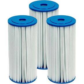 CFS COMPLETE FILTRATION SERVICES EST.2006 Compatible for HDX HDX4PF4 Pleated High Flow Whole House Water Filter: Reduces Sediment - 30 Micron Water Filters 2 Pack
