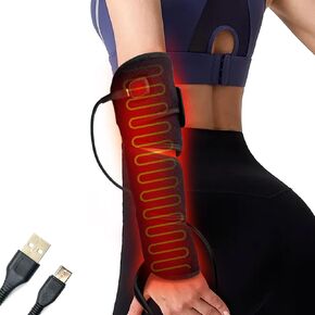 وسادة تسخين طويلة قابلة للتعديل مقاس 46.4 بوصة × 2.9 بوصة للمرفق والمعصم والكاحل والركبة، غلاف كهربائي متعدد الاستخدام بقوة 5 فولت مع إيقاف تلقائي، سلك شحن طويل 78.7 بوصة، يمكن غسله في الغسالة in Kuwait