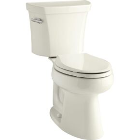 Kohler K-3979-7 Highline Two Piece Toilet, Black