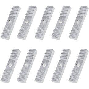 Create idea 10pcs Timing Belt Aluminum Gear Clamp Mount Block GT2 Gear Clamp Mount Block for 3D printer 9mmx40mm