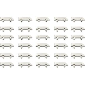 30pcs Stainless Steel Double Flying Glass Wheel Pulley Clamp 0.19inch Glass Sliding Door Sliding Wheel Kitchen Furniture