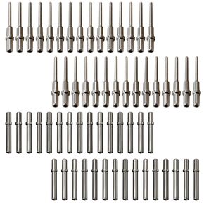 40 Pairs ST6260 DTM Series Connector Terminal Kit Contact Size 20, 40 PCS Male 0460-202-20141 & 40 PCS Female 0462-215-20141, Solid Contacts, Fit for 20-22 AWG Barrel Connector