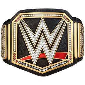 World Heavyweight Wrestling Championship Replica Title Belt, Authentic Wear Universal Championship Belt - Adult Size - 4mm