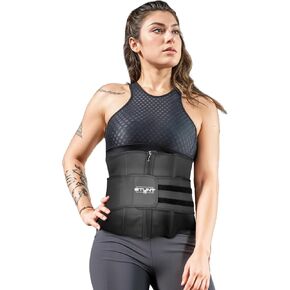 Waist Trainer for Women & Men - Latex Sweat Belt and Hourglass Toning for Women - Stomach Belly, Tummy Wrap for Workouts in Saudi Arabia