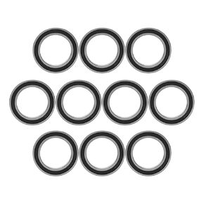 10Pcs 6805rs Deep Bearings Rubber Sealed Ball Bearings 25 × 37 × 7mm High Speed Bearings Replacement for Motor Application