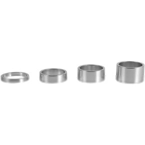 DEWIN Headset Spacer,4 Colors 4Pcs/Set 5mm/10mm/15mm/20mm Aluminum Alloy Headset Spacer Bike Front Stem Fork Washer