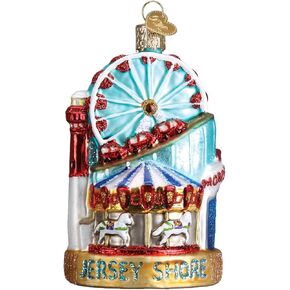 Old World Christmas Glass Blown Ornament Jersey Shore (20096)
