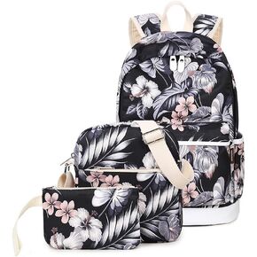 حقيبة ظهر مدرسية للفتيات مجموعة حقيبة ظهر لطيفة مكونة من 3 قطع للنساء in Kuwait