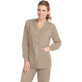 Grey's Anatomy Women's 4435 Junior Fit 4 Pocket Sport Button Front Scrub Jacket