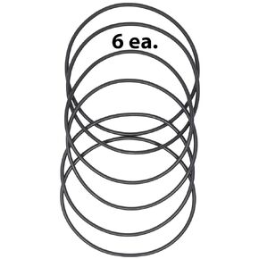 151122 Oring Compatible with Big Blue, Pentek Pentair O-Ring OEM Size 6 Pcs w/Dow Molykote 111 O-Ring Lubricant and Scratch Free O-Ring Pick