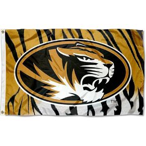 Missouri Tigers Tiger Stripe Flag Large 3x5