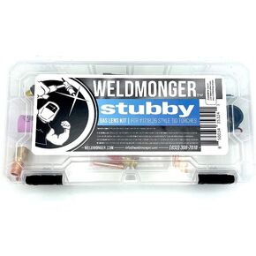 Stubby Gas Lens Kit for #17, 18, 26 Style Torches