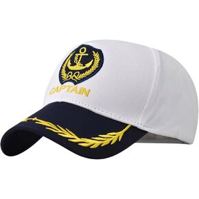Anchor Embroidered Captain Hat Skipper Boating Baseball Caps Adjustable Nautical Yacht Navy Marine Sailor Trucker Hat