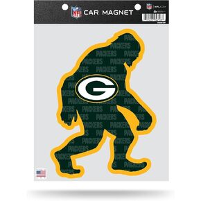 Rico Industries NFL Football Green Bay Packers Bigfoot Big Foot Badge Magnet - for Car, Fridge