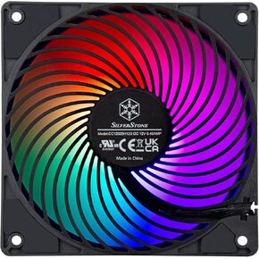 SilverStone Air Penetrator 120SK ARGB High Performance 120mm Air Channeling Fan with ARGB, SST-AP120SKB-ARGB