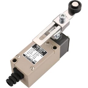 Baomain HL-5030(TZ-1108) Adjustable Roller Lever Momentary Limit Switch 1NC+1NO 380V 10A IP65 Pack of 1