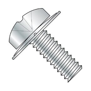 Small Parts FSC141PPCZ Steel Pan Head Machine Screw w/ Narrow Conical Spring Lock Washer, Zinc Plated, ASME B18.13, #3 Phillips, 1/4"-20 Size, 1" Length, Fully Threaded, Imported (Pack of 50)