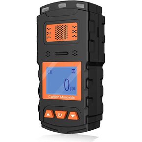 CO Carbon Monoxide Detector with Visual, Audible, and Vibrating Alerts, Handheld CO Monitor, Portable CO Gas Alarm for Home and Travel, Battery Operated, Alarm Logger, X-1