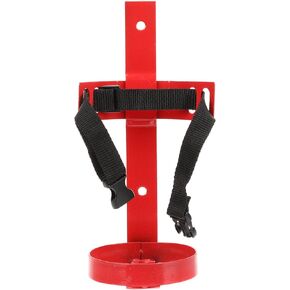 VILLCASE Fire Extinguisher Car Fire Extinguisher Mount, Iron Fire Extinguisher Wall Mount Bracket, Universal Heavy Duty Fire Extinguisher Holder for Home Office Garage Boat Fire Extinguisher Mount