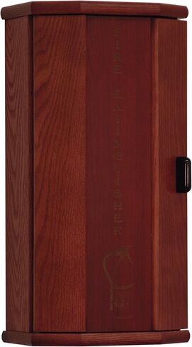 Wooden Mallet Fire Extinguisher Cabinet, 5-Pound, Light Oak/Acrylic in Saudi Arabia
