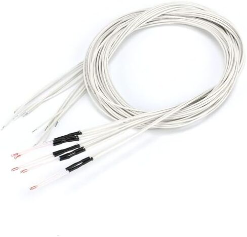 10Pcs 3D Printer NTC Temperature Sensor 100K ohm NTC 3950 Thermistors Sensors with 1m Cable Single Ended Glass Seal 1% 100K 3950 in Saudi Arabia