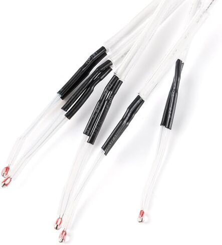10Pcs 3D Printer NTC Temperature Sensor 100K ohm NTC 3950 Thermistors Sensors with 1m Cable Single Ended Glass Seal 1% 100K 3950 in Saudi Arabia