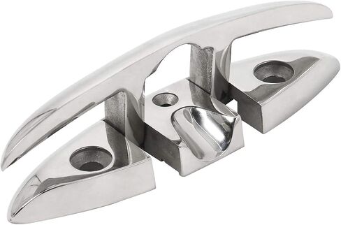 NovelBee 2 Pack of 6.2 Inch 316 Stainless Steel Folding Cleat with Mounting Screws,Flip Up Dock Cleat in Saudi Arabia