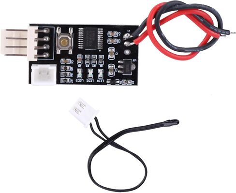 VHM-802 تيار مستمر 12 فولت وحدة التحكم في السرعة PWM 4-سلك متحكم في درجة الحرارة مع كابل موصل لمروحة الكمبيوتر in Kuwait