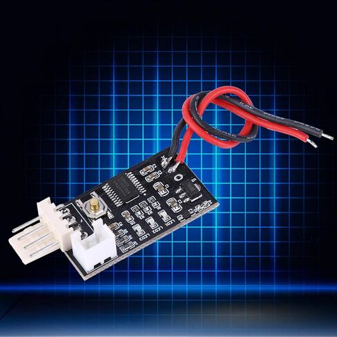 VHM-802 تيار مستمر 12 فولت وحدة التحكم في السرعة PWM 4-سلك متحكم في درجة الحرارة مع كابل موصل لمروحة الكمبيوتر in Kuwait