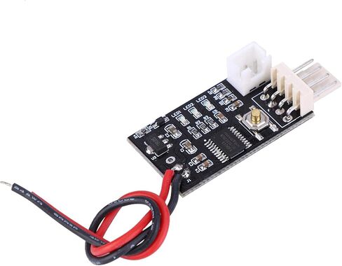 VHM-802 تيار مستمر 12 فولت وحدة التحكم في السرعة PWM 4-سلك متحكم في درجة الحرارة مع كابل موصل لمروحة الكمبيوتر in Kuwait