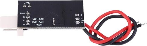 VHM-802 تيار مستمر 12 فولت وحدة التحكم في السرعة PWM 4-سلك متحكم في درجة الحرارة مع كابل موصل لمروحة الكمبيوتر in Kuwait