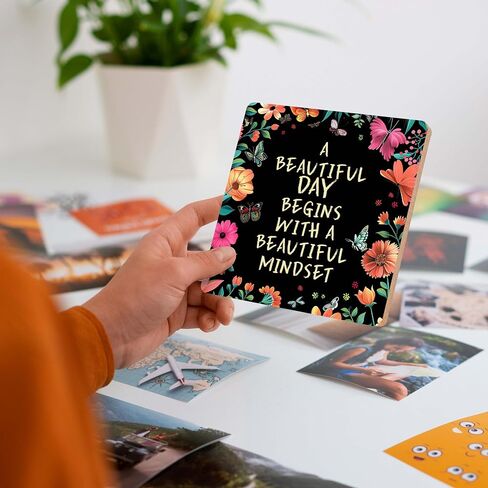 Home Décor Accents, Office Desk Decor, A Beautiful Day Begin With A Beautiful Mindset, Christmas, Birthday Gifts, Wood Plaque with Stand, Gifts for Family, Lover, Friends, Colleague, BFF, etc. (014) in Saudi Arabia