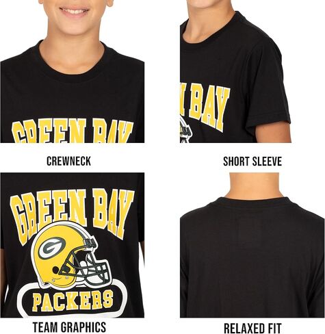 Ultra Game NFL Boys Super Soft Game Day T-Shirt in Saudi Arabia
