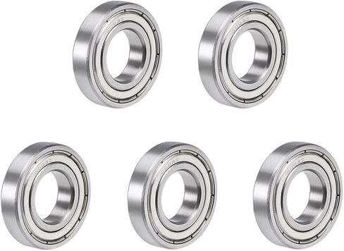 5 قطعة 16003ZZ 17x35x8 مللي متر 16003Z 16003 الكرات الأخدود العميق مزدوجة محمية تحمل الصلب in Kuwait