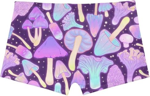 الأرجواني الفطر الغنيمة السراويل النسائية تشغيل اليوغا السراويل سريعة الجافة اللياقة البدنية تجريب السراويل الرياضية المتوسطة ملابس السباحة ملابس الرقص الغريبة وتتسابق الوردي in Kuwait