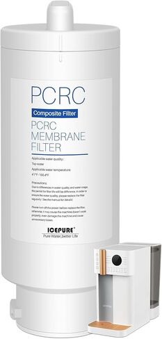 خرطوشة استبدال فلتر ICEPURE WFC002-01، بديلة لنظام تنقية المياه بالتناضح العكسي لسطح الطاولة من ICEPURE، مياه الصنبور المنقاة على 4 مراحل، تزيل 99.99% من PFAS&PFOA&PFOS، 12 شهرًا، عبوة واحدة in Kuwait