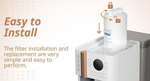 خرطوشة استبدال فلتر ICEPURE WFC002-01، بديلة لنظام تنقية المياه بالتناضح العكسي لسطح الطاولة من ICEPURE، مياه الصنبور المنقاة على 4 مراحل، تزيل 99.99% من PFAS&PFOA&PFOS، 12 شهرًا، عبوة واحدة in Kuwait