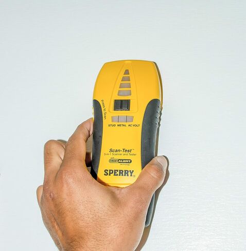 Sperry Instruments PD6902 ماسح ضوئي متعدد واختبار كهربائي 5 في 1، 120 فولت تيار متردد، مكتشف مسمار، ماسح ضوئي معدني، كشف جهد التيار المتردد غير المتصل، وظيفة اختبار GFCI، مؤشر صوتي ومرئي، قطعتان. عدة in Saudi Arabia