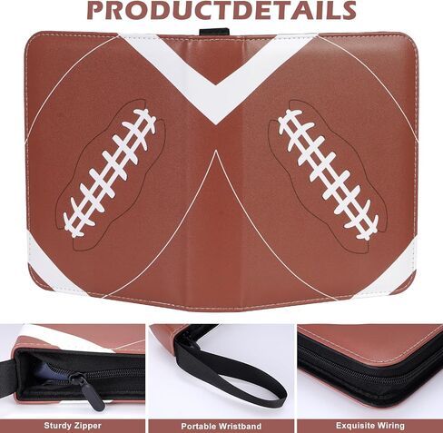 2PCS 800 Pockets Football Card Binder Sports Collection Binde Trading Cards 2023-2024 Nfl with Sleeves Fit Baseball Cards Album Cards Holder Protectors Set for Mtg Yugioh Boys Girls Kids Gift in Saudi Arabia