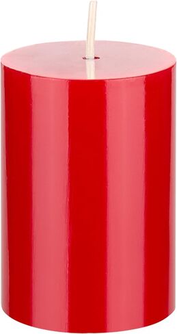 Mega Candles 1 pc Unscented Lavender Round Pillar Candle, Hand Poured Premium Wax Candles 2 Inch x 3 Inch, Home Décor, Wedding Receptions, Baby Showers, Birthdays, Celebrations, Party Favors & More in Saudi Arabia